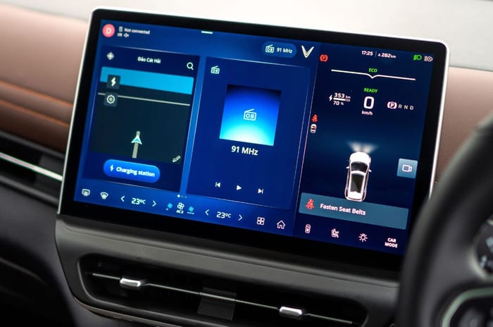 2025 Vinfast VF7 review: 350hp AWD EV with a spacious back seat